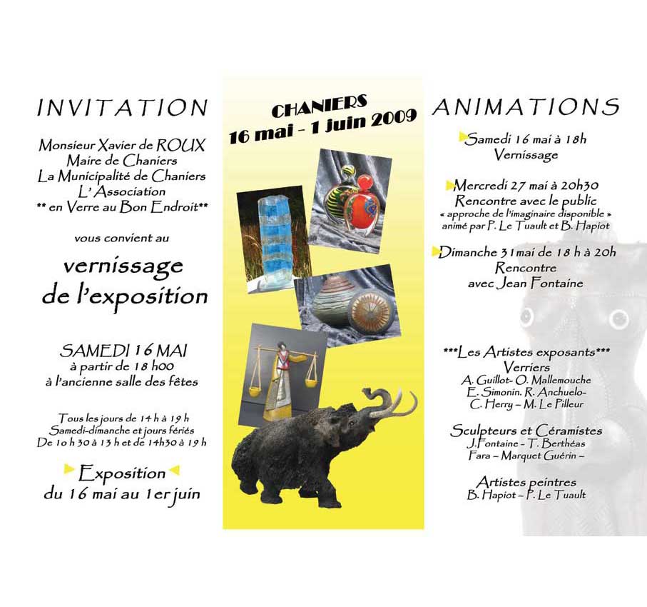 Accueil : portfolio expos,affiche d'exposition 2009