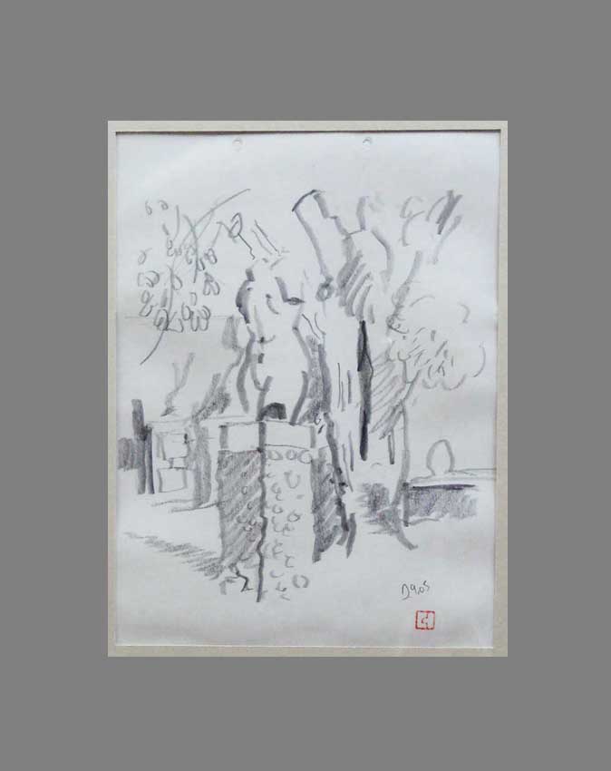 Accueil : portfolio dessin,carnet de voyage, sketching book,Ile de Bréhat Cotes d'Armor France ,mine de plomb sur papier