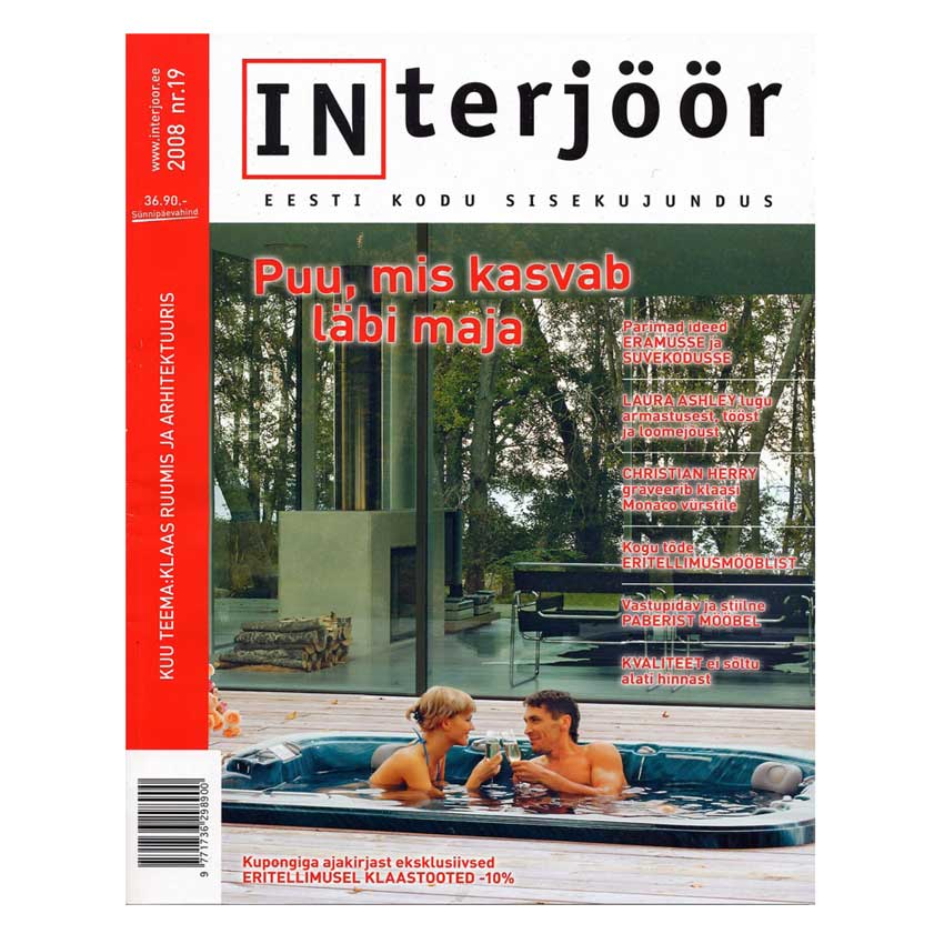 interjoor 2008 article presse : publication magazine décoration intérieure Estonien